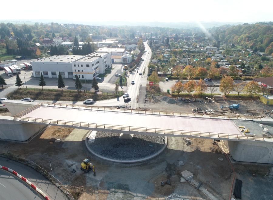 Ortsumfahrung Pirna, B 172- Brücke Bauwerk 5