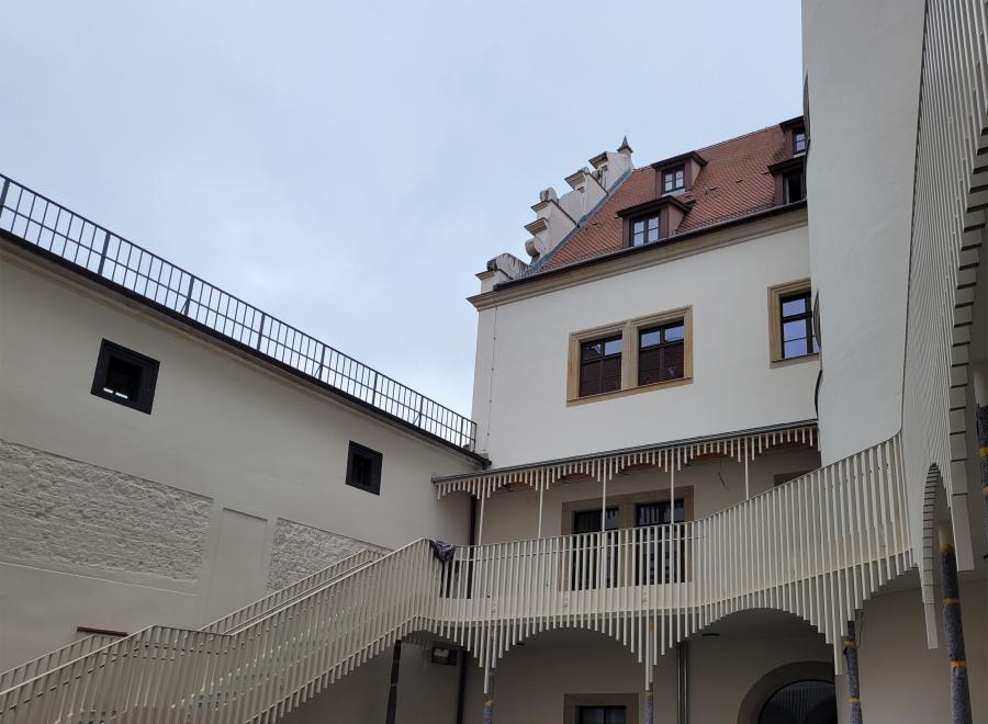 Sanierung Haus der Kathedrale in der Altstadt von Dresden